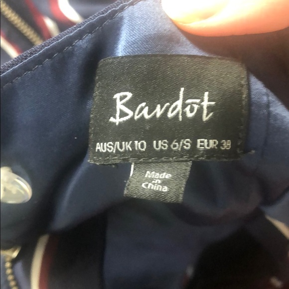 Bardot Lulu Jumpsuit in Navy Stripe - Picture 7 of 7